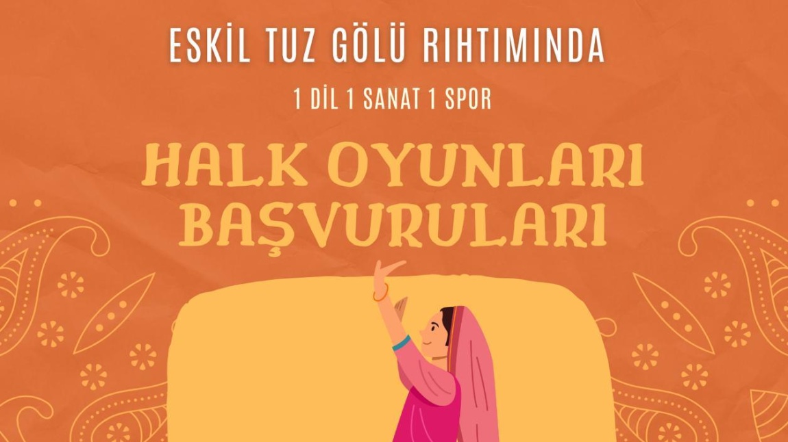 Okulumuz bünyesinde öğrencilerimiz katılımı ile halk oyunları kursu başlayacaktır. 